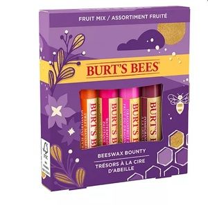 Burt’s Bees Fruit Mix Lip Balm Gift Set Of 4 Lip Balm